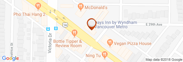 horaires Hôtel Vancouver