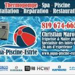 frigoriste reparation chauffe piscine Sherbrooke